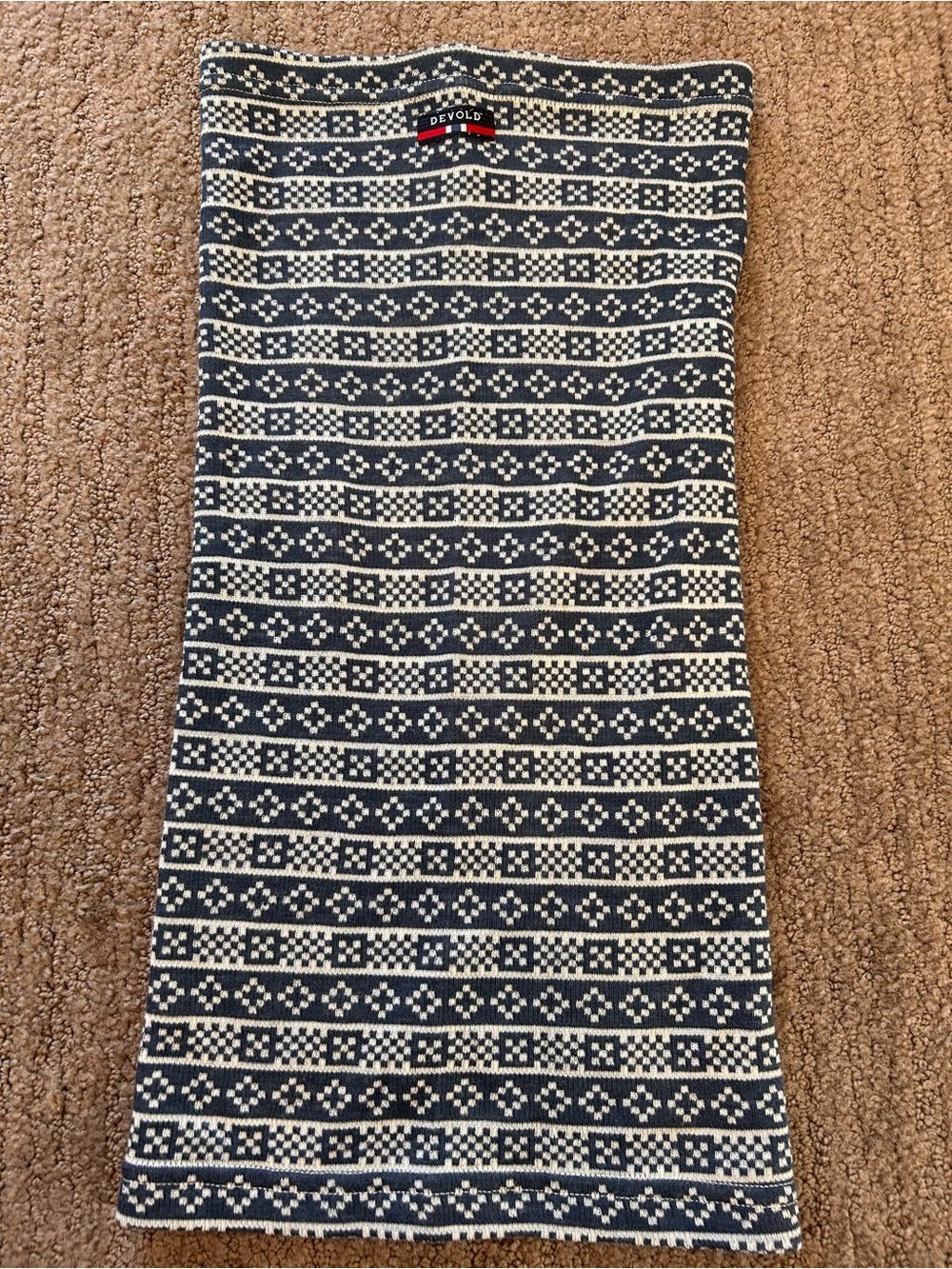 DEVOLD signature Neck Warmer 100% Merino Wool One Size Tube Scarf